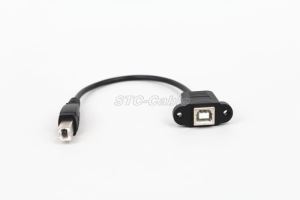 Panel Mount USB 2.0 hembra B u B ts'ook Cable