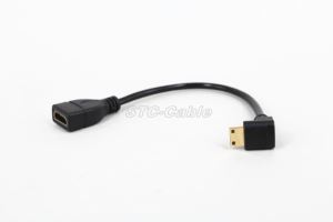 Cable p'isik Micro HDMI u ángulo